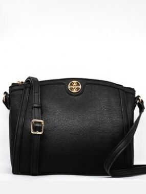 New Innes Triple Compartment Function Crossbody Bag By Nine West In Black Onyx